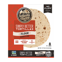 Load image into Gallery viewer, Simply Better Flour Tortillas, Burrito size - 6 packages