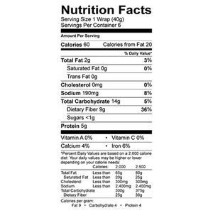 Non-GMO Multigrain Wraps - 6 packages