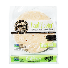 Load image into Gallery viewer, Cauliflower Tortillas with Cassava Flour - 6 packages