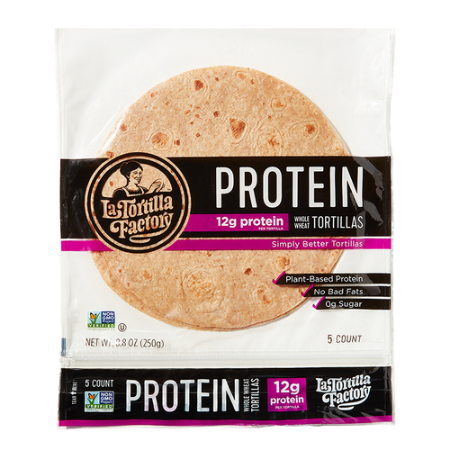 Whole Wheat Protein Tortillas - 6 packages