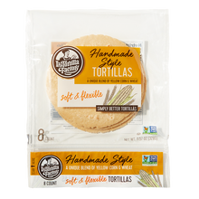 Load image into Gallery viewer, Handmade Style Yellow Corn &amp; Wheat Tortillas - 6 packages