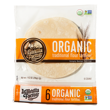 Load image into Gallery viewer, Organic, Non-GMO Traditional Flour Tortillas - 6 packages