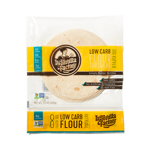 Low Carb Flour Tortillas, Fajita Size - 6 packages