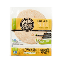Load image into Gallery viewer, Low Carb High Fiber Quinoa + Flax Tortillas - 6 packages