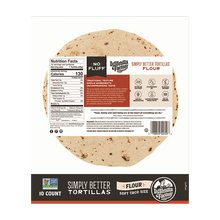 Load image into Gallery viewer, Simply Better Flour Tortillas, Soft Taco size - 6 packages