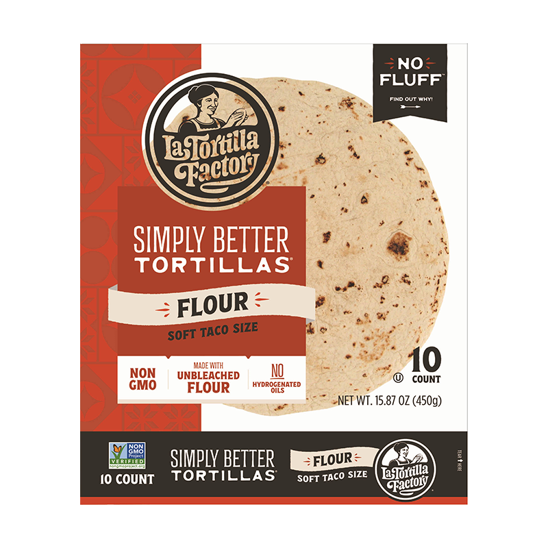 Simply Better Flour Tortillas, Soft Taco size - 6 packages